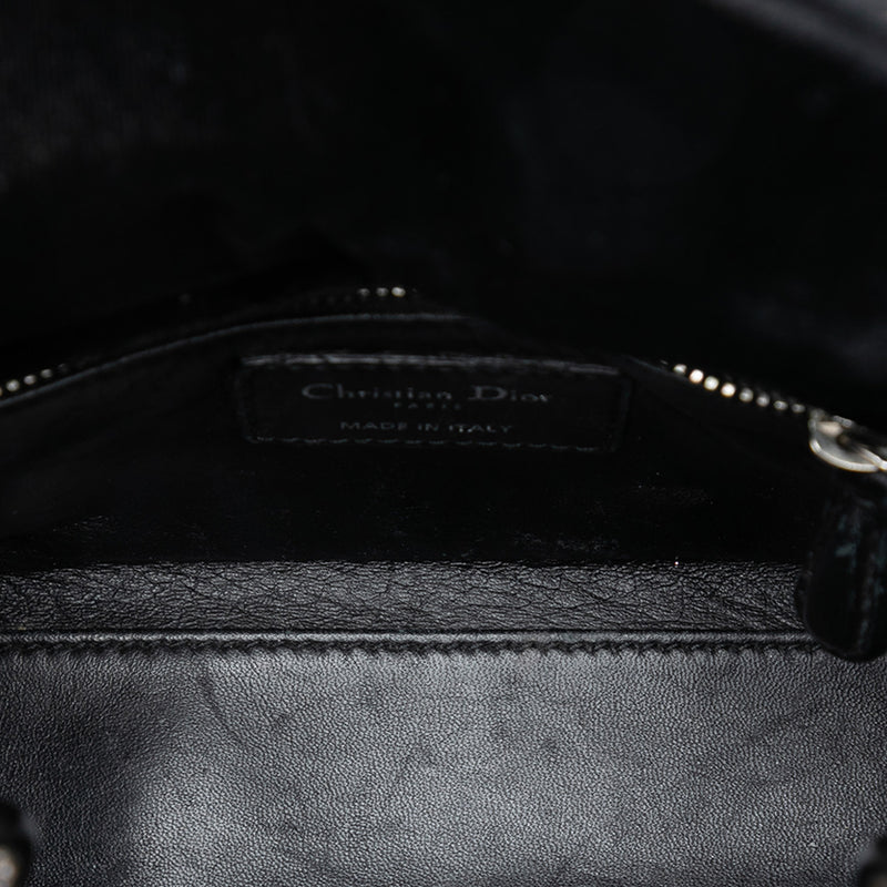 Mini Satin Cannage Crystal Embellished Lady Dior - Image 4