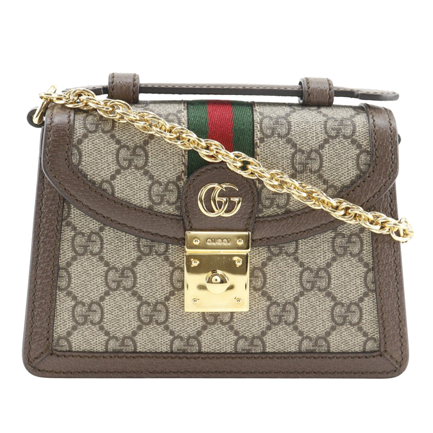 Small GG Supreme Web Ophidia Top Handle Bag - Image 1