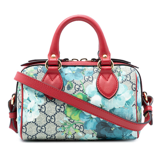 Mini GG Supreme Blooms Boston Bag - Image 1
