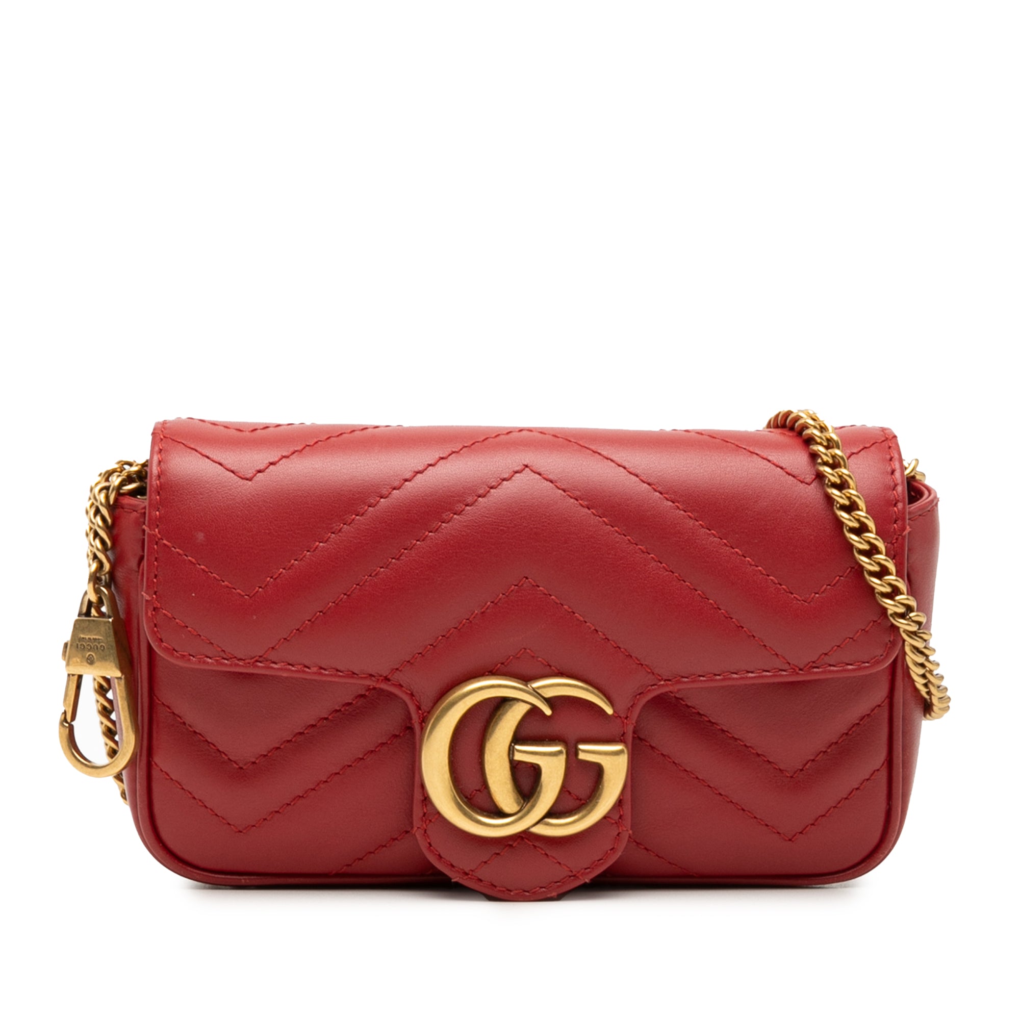 Mini GG Marmont Matelasse Leather Flap Crossbody - Image 1