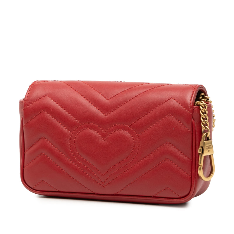 Mini GG Marmont Matelasse Leather Flap Crossbody - Image 2