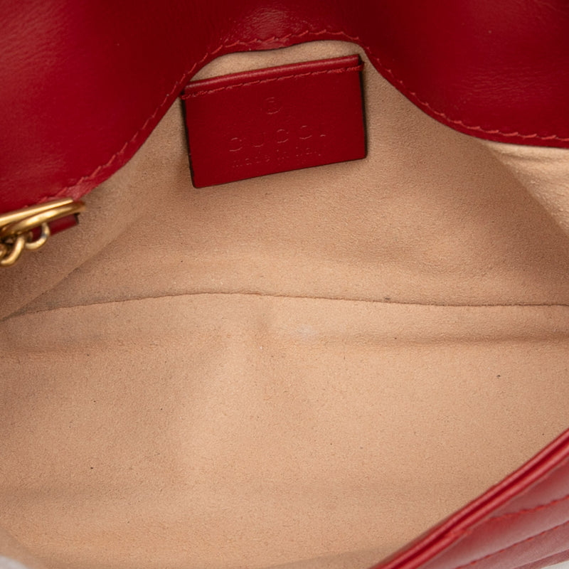 Mini GG Marmont Matelasse Leather Flap Crossbody - Image 4