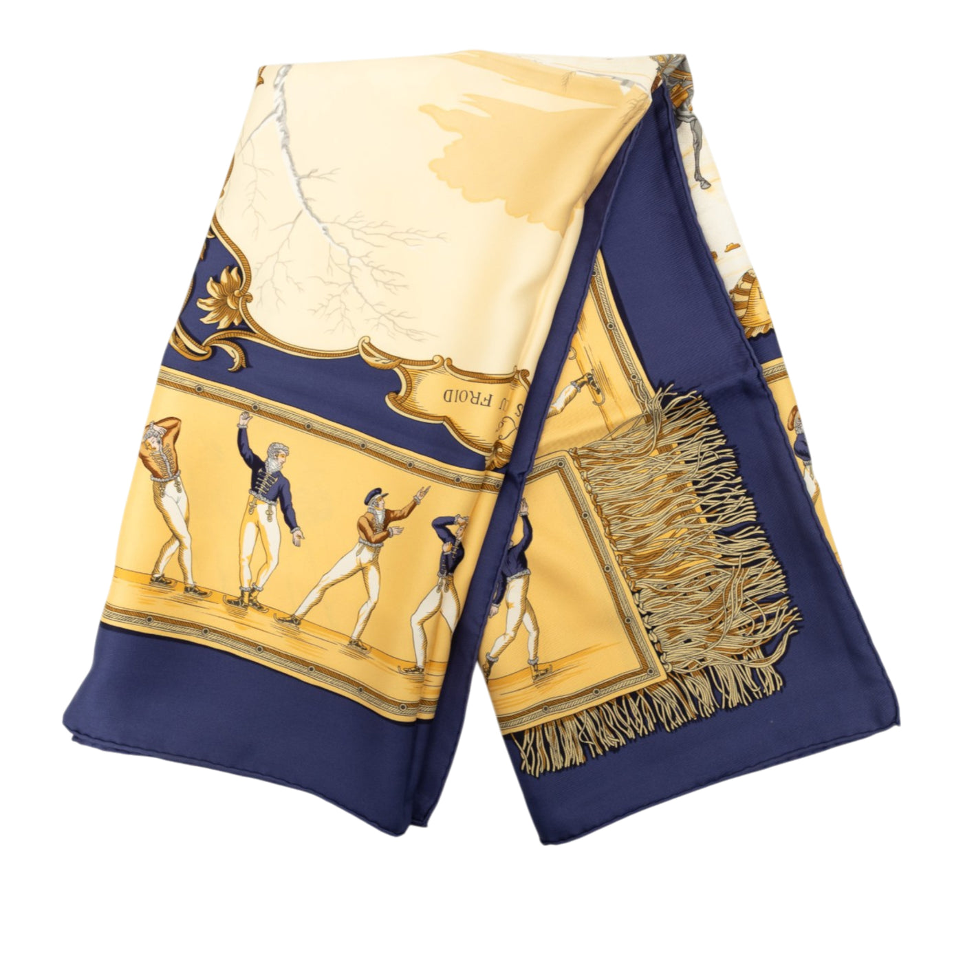 Les Plaisirs du Froid Silk Scarf 90 - Image 1
