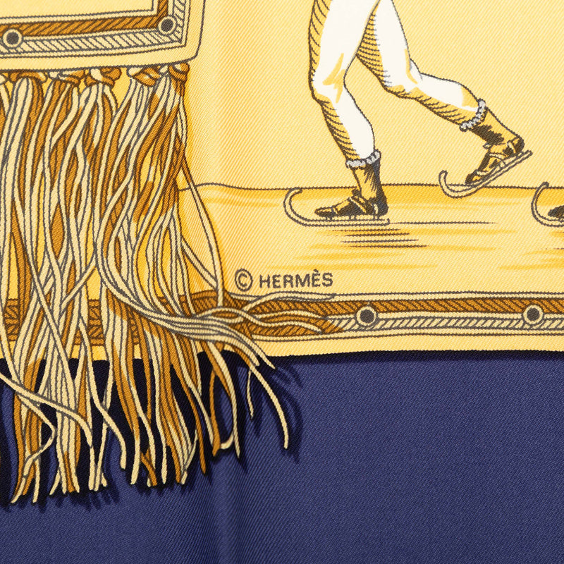 Les Plaisirs du Froid Silk Scarf 90 - Image 4