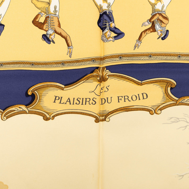Les Plaisirs du Froid Silk Scarf 90 - Image 7