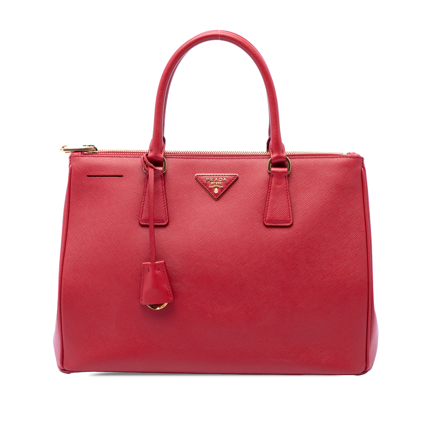 Large Saffiano Lux Galleria Double Zip Tote - Image 1