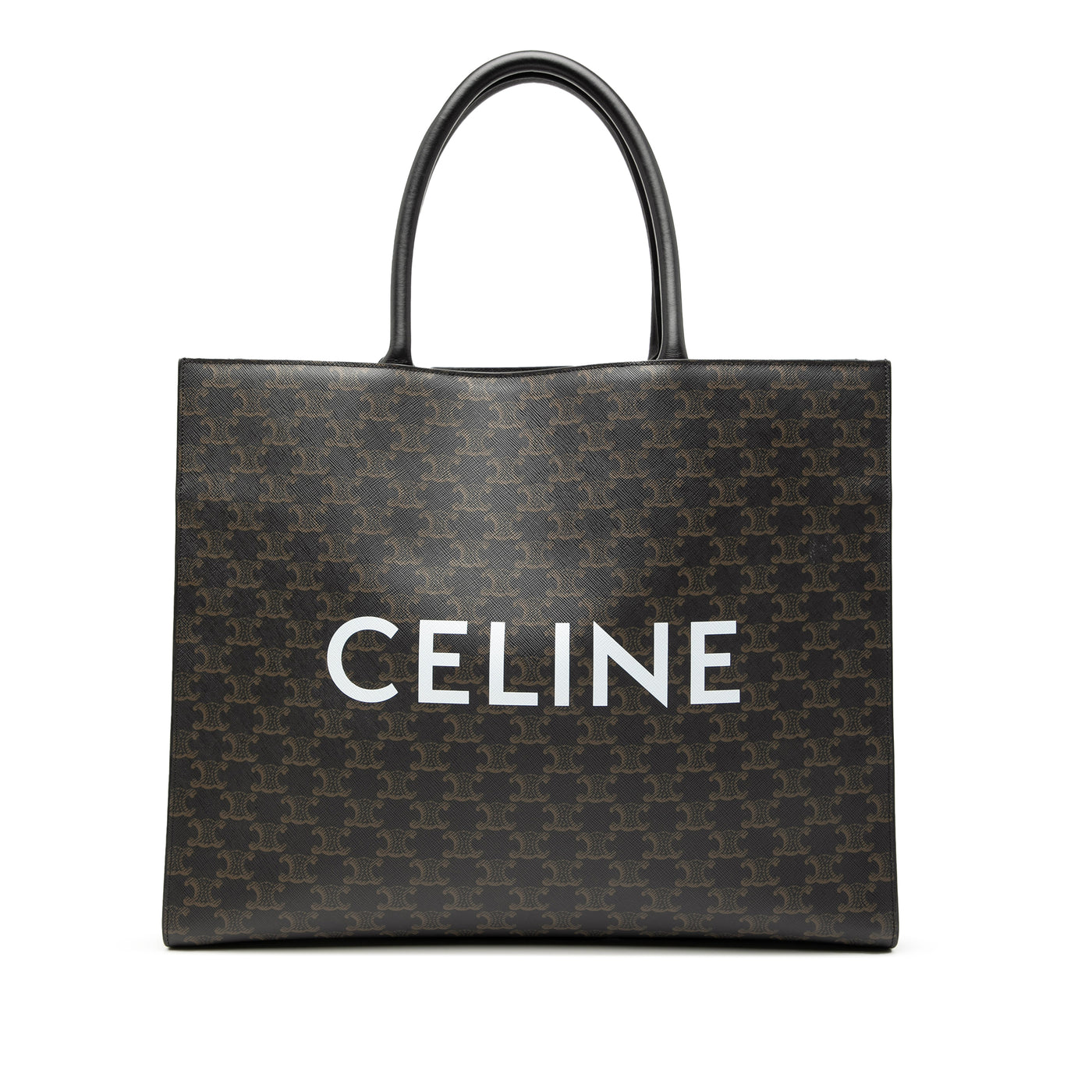 Medium Triomphe Coated Canvas Cabas Horizontal Tote - Image 1