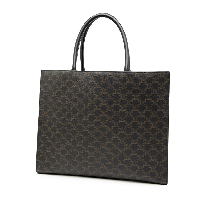 Medium Triomphe Coated Canvas Cabas Horizontal Tote - Image 2
