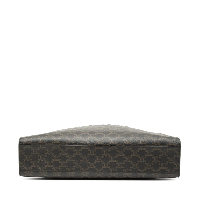 Medium Triomphe Coated Canvas Cabas Horizontal Tote - Image 3