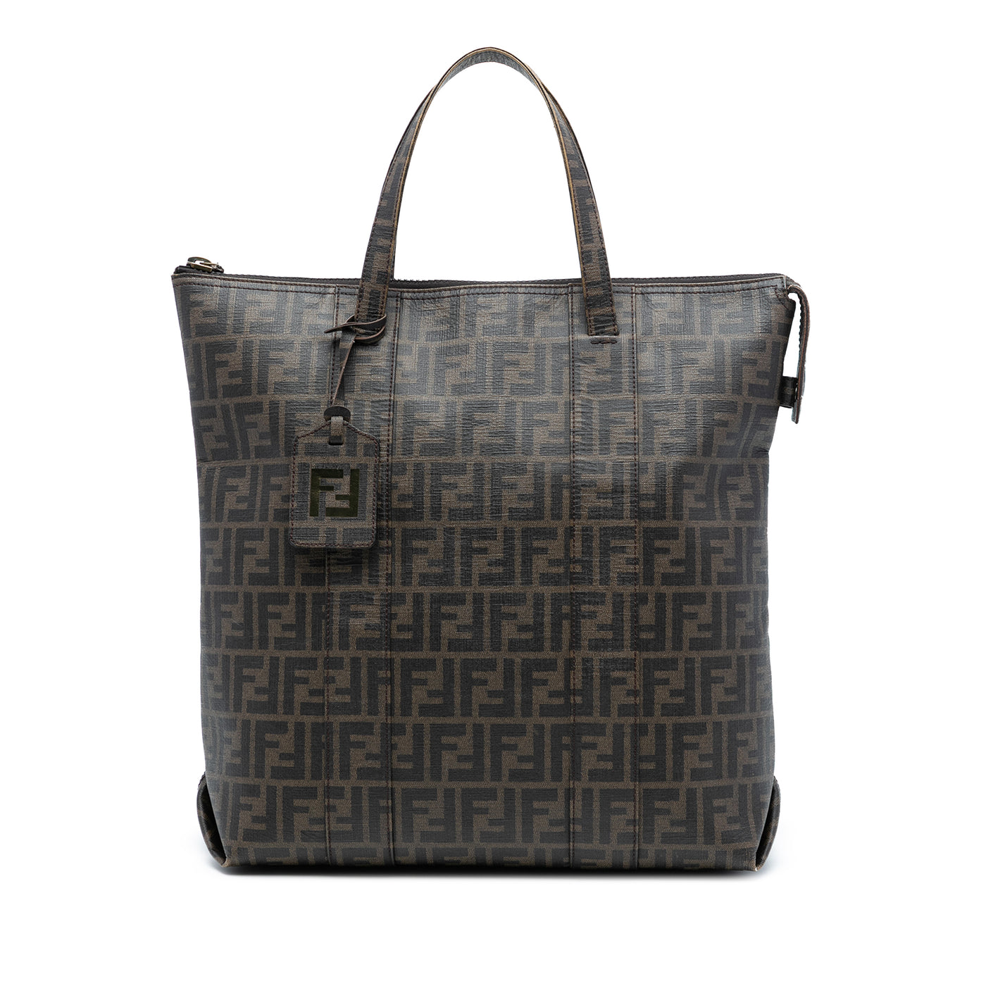 Zucca Coated Canvas Vertical Tote - Image 1