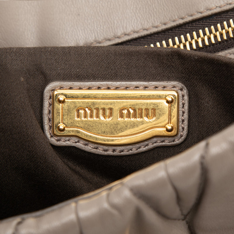 Matelasse Nappa Satchel - Image 5