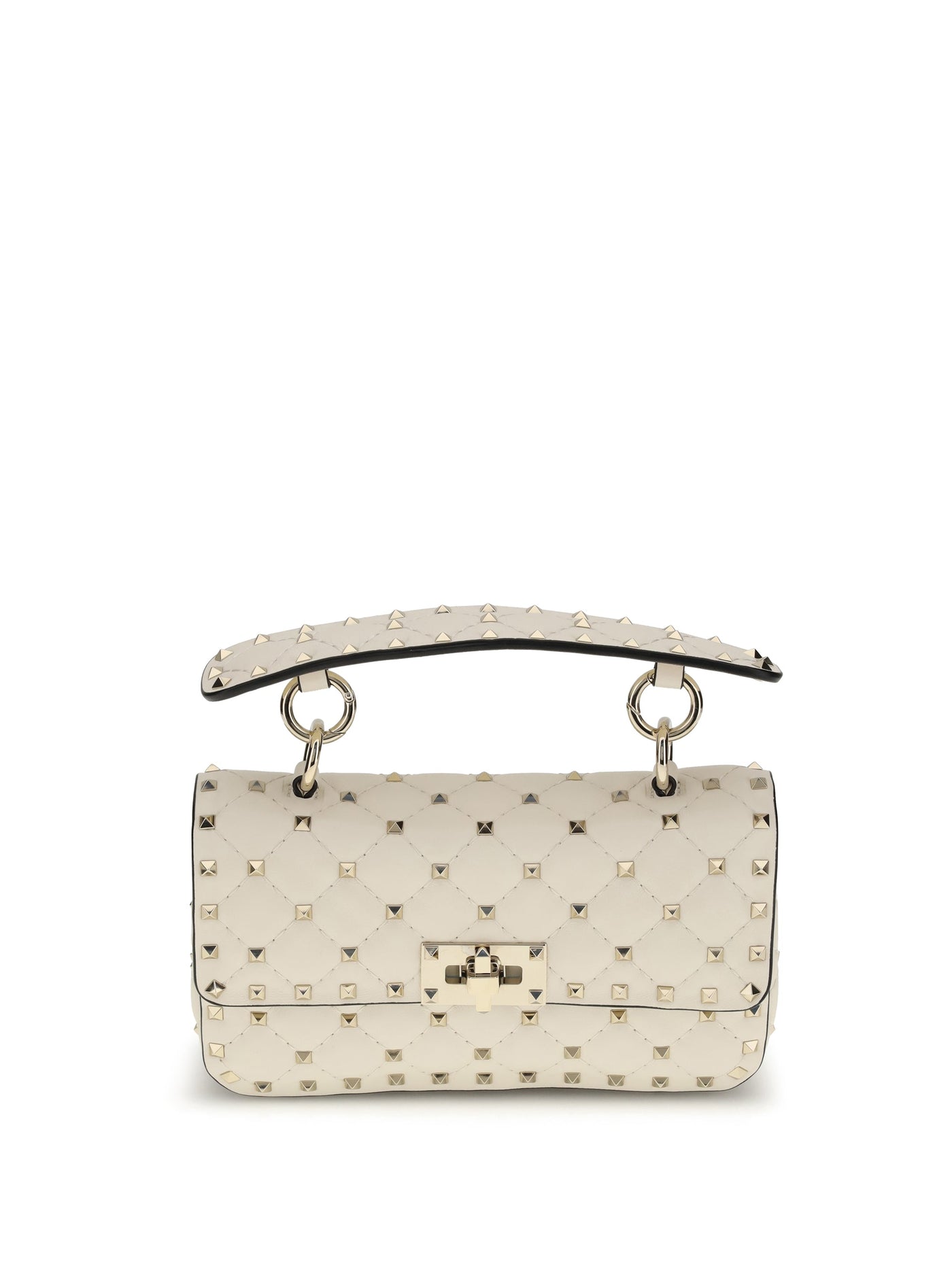 Valentino Garavani Top Handle Bag — White Lamb Ovis Aries