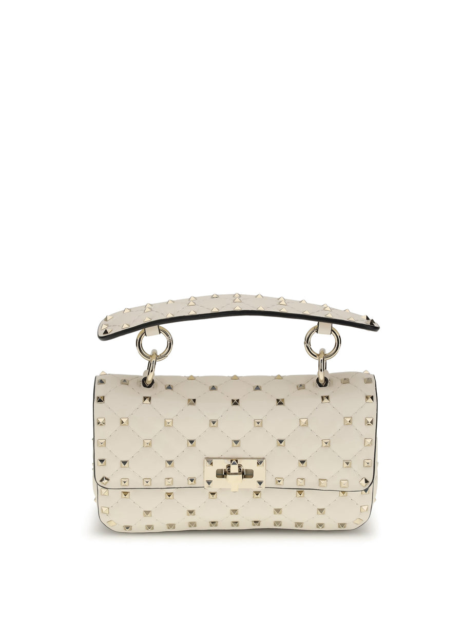Valentino Garavani Top Handle Bag — White Lamb Ovis Aries