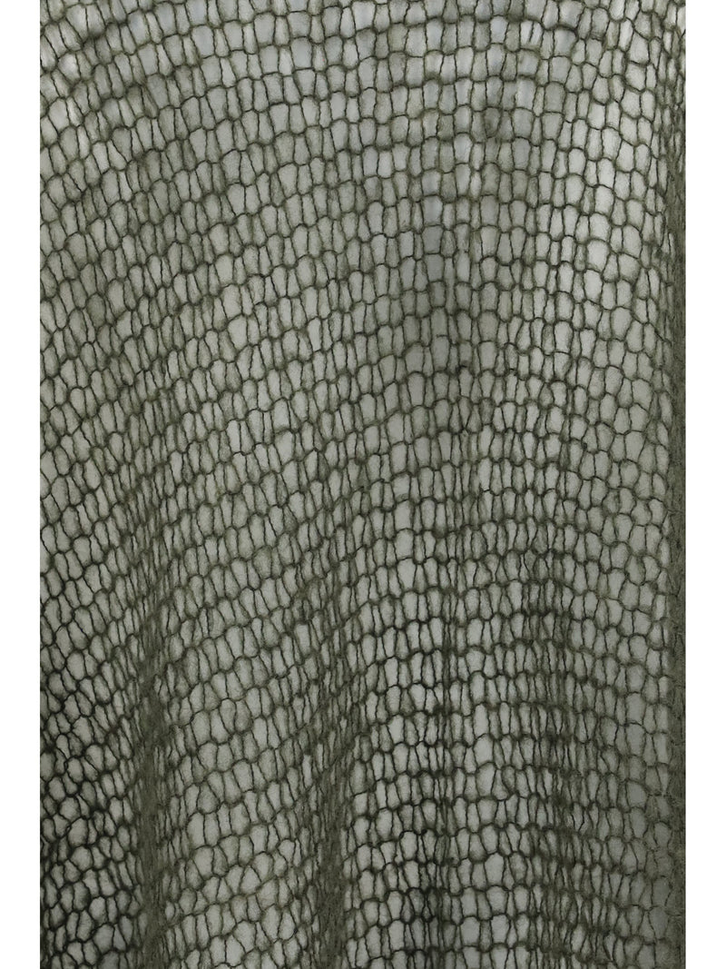 Mirror The Sky Nimbus Scarf — Green Cashmere Scarfs