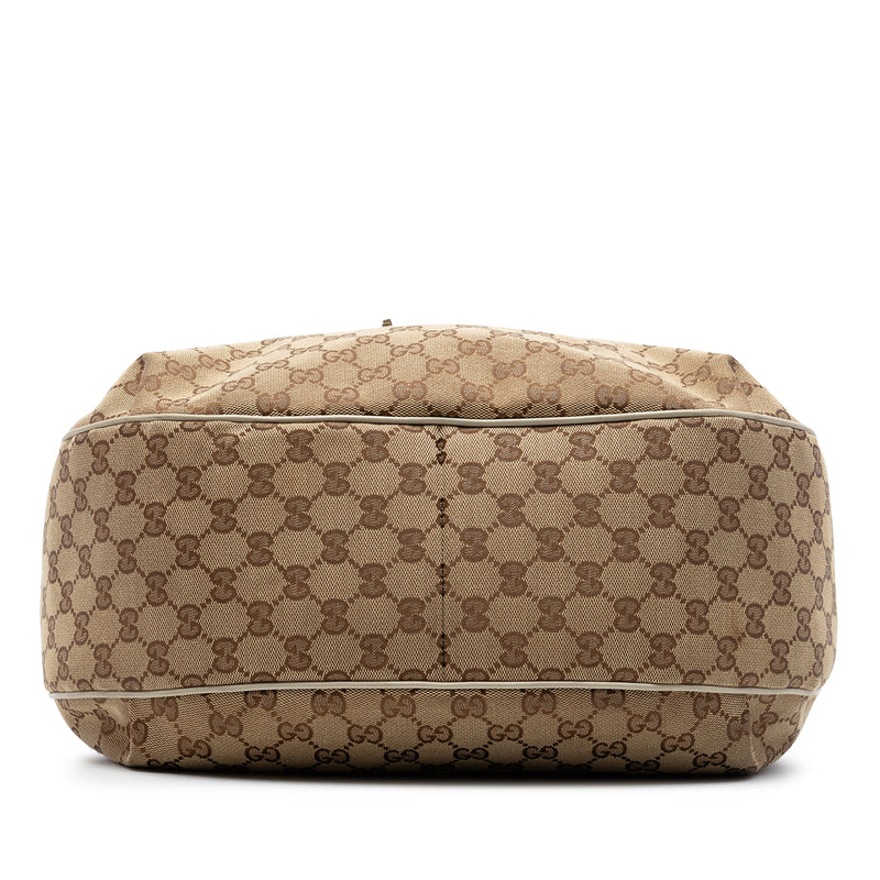 Medium GG Canvas Emily Flap Satchel - Image 3