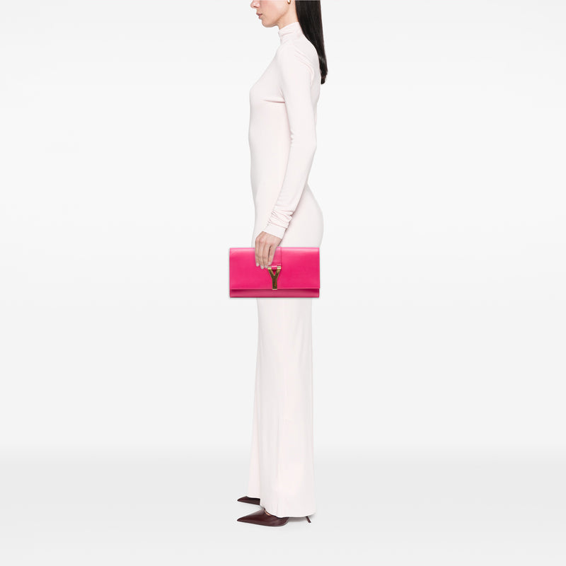 Leather Chyc Ligne Clutch - Image 7
