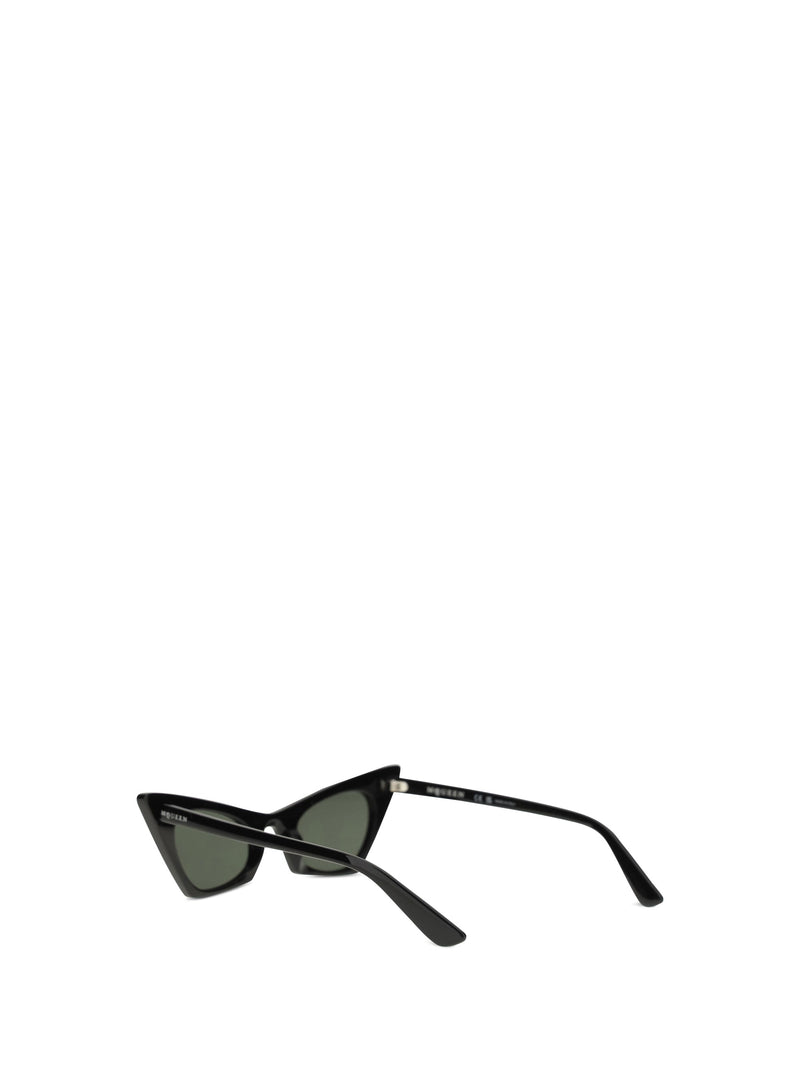 Alexander Mcqueen 856536j0749 Cat-Eye Sunglasses — Black Plastic