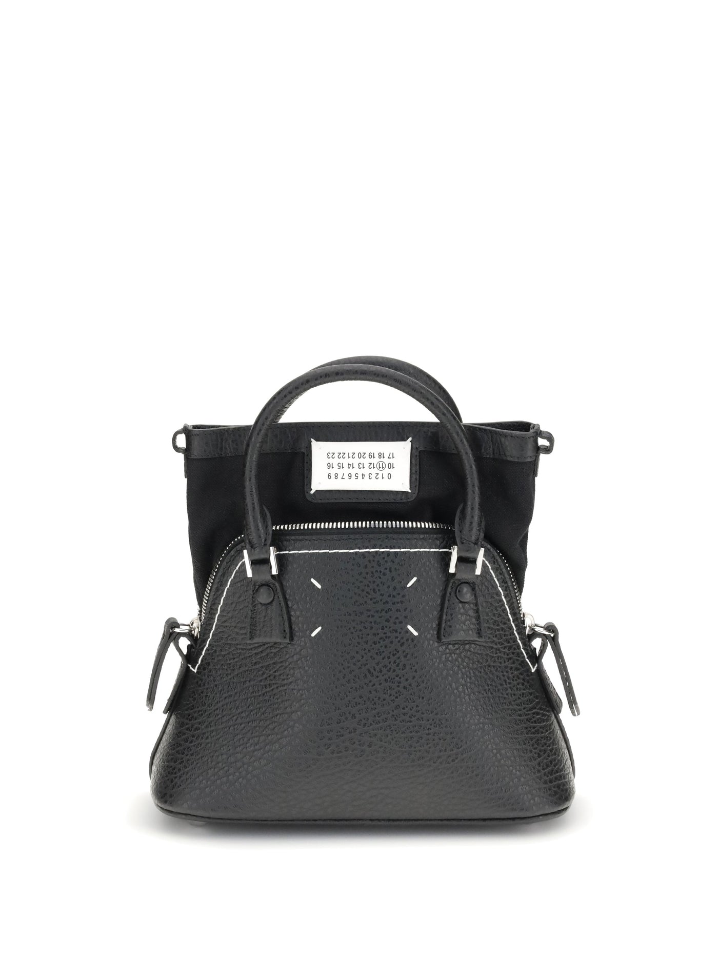 Maison Margiela 5ac Top Handle Bag — Black Calf Leather Bos Taurus