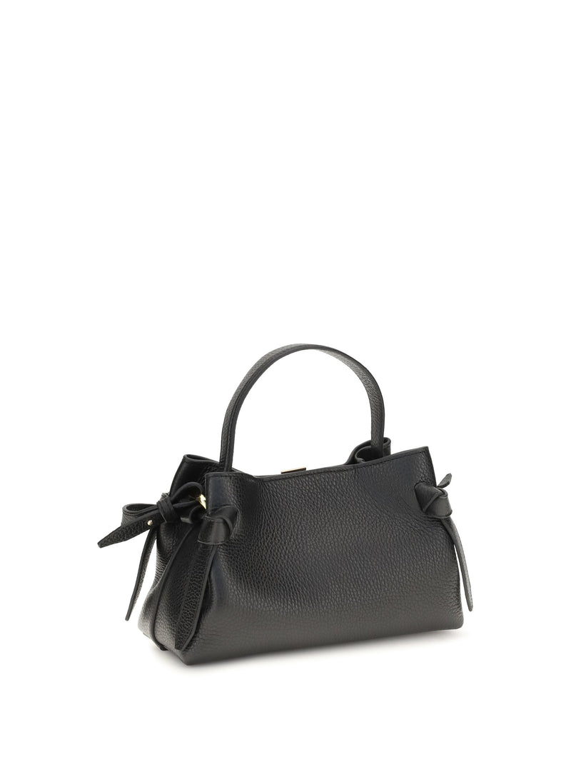 Yuzefi Gyoza Shoulder Bag — Black Calf Leather
