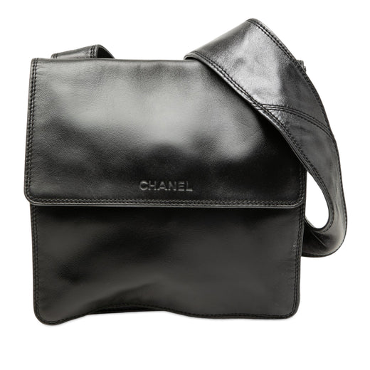 Lambskin Logo Messenger Bag - Image 1