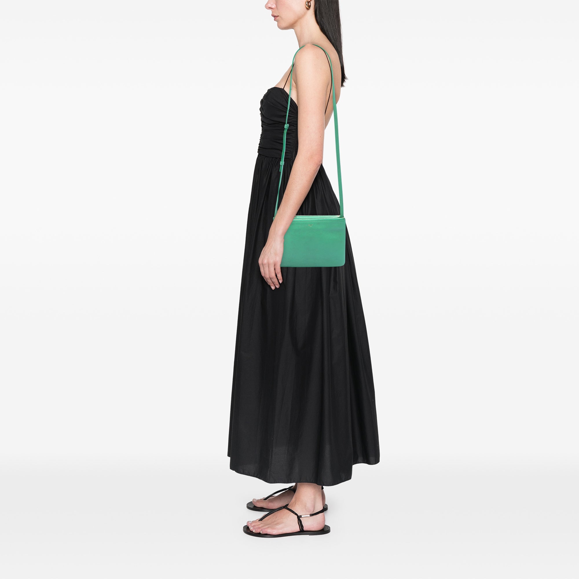 Small Lambskin Trio Crossbody - Image 6