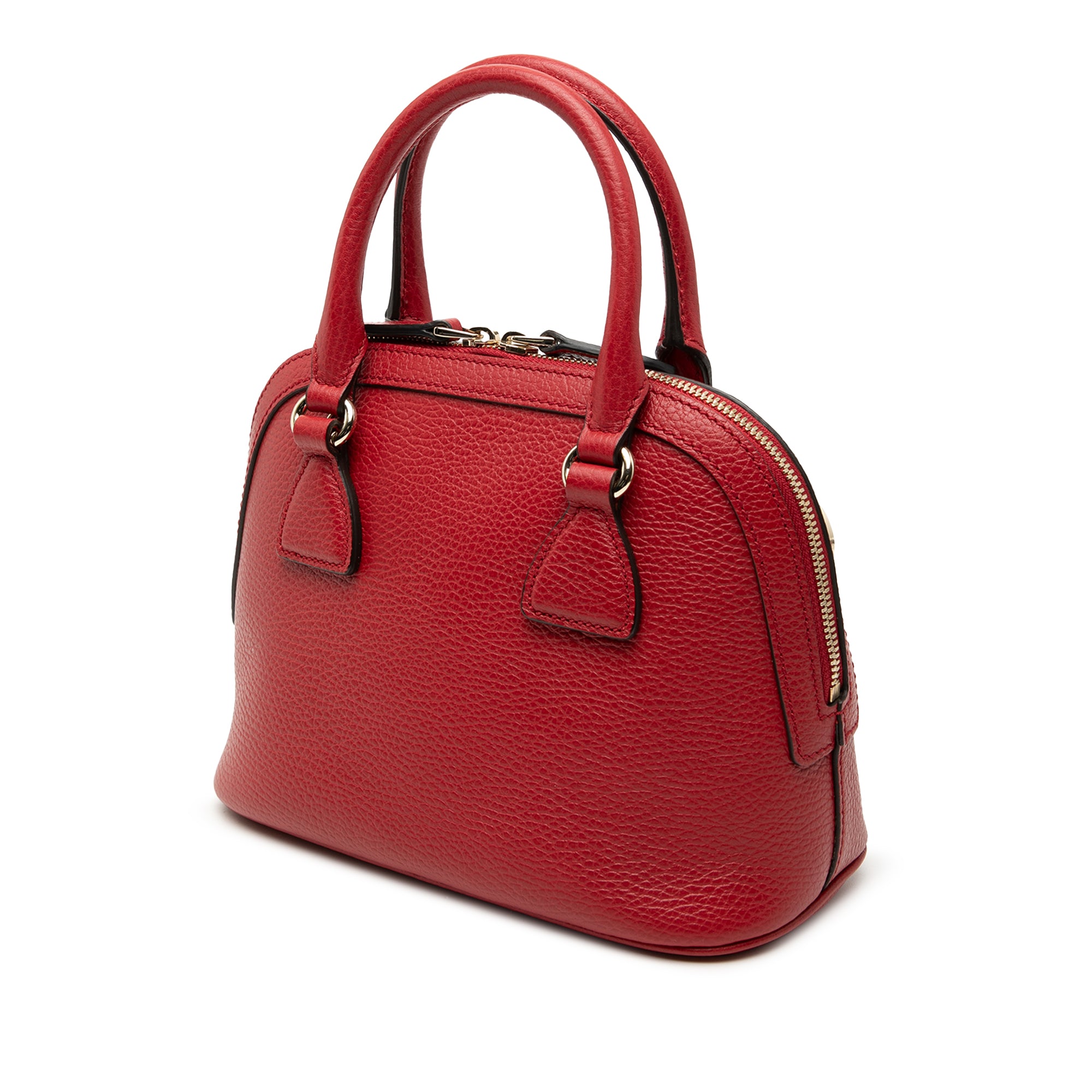 Mini Calfskin GG Charm Dome Satchel - Image 2