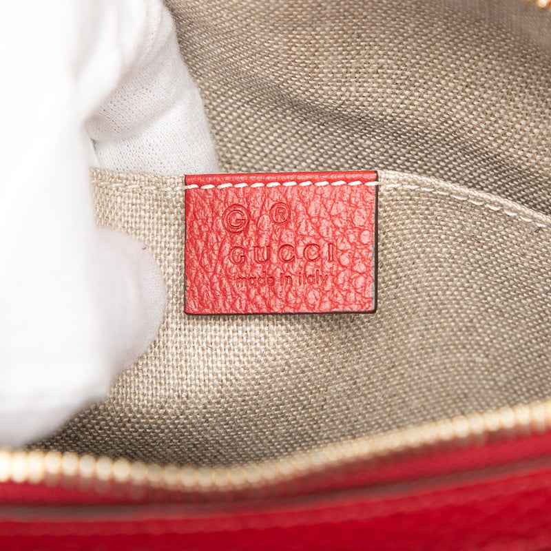 Mini Calfskin GG Charm Dome Satchel - Image 5