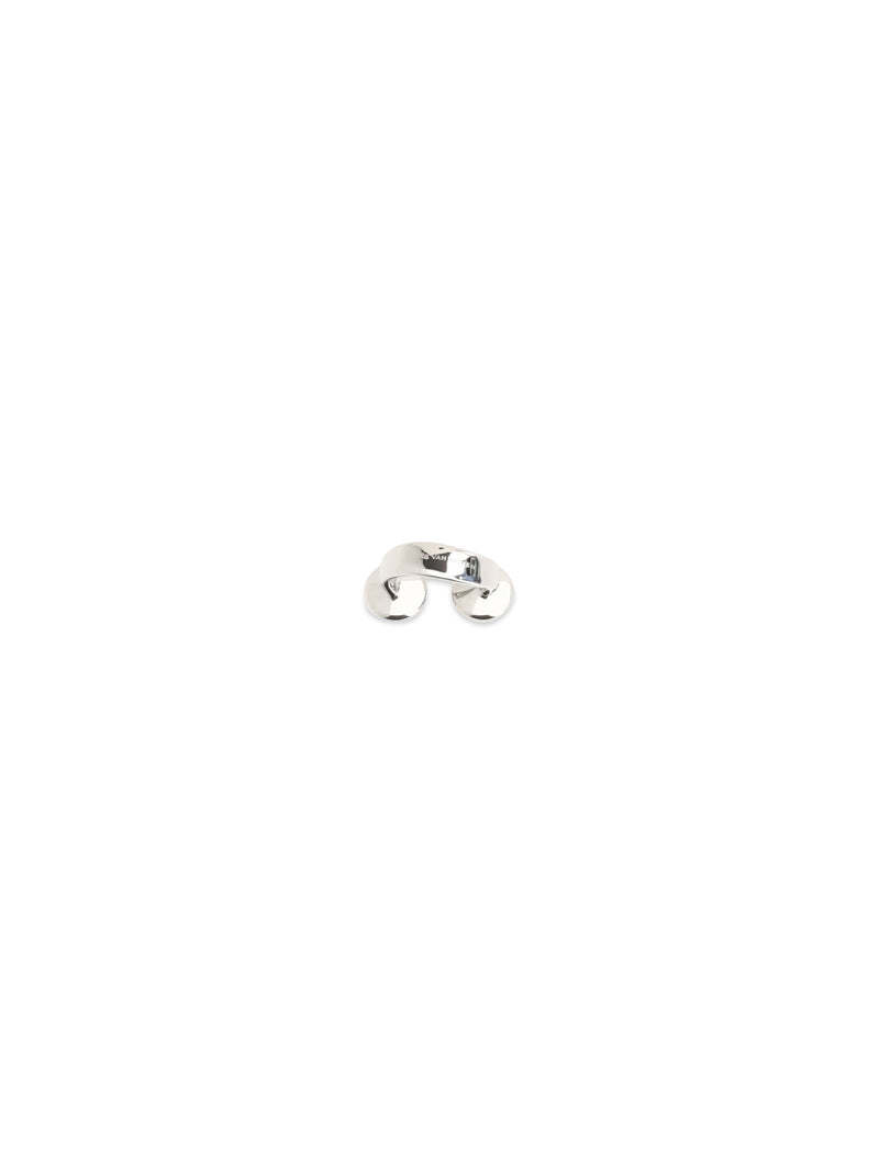 Dries Van Noten Black Stone Ring — Metal Rings