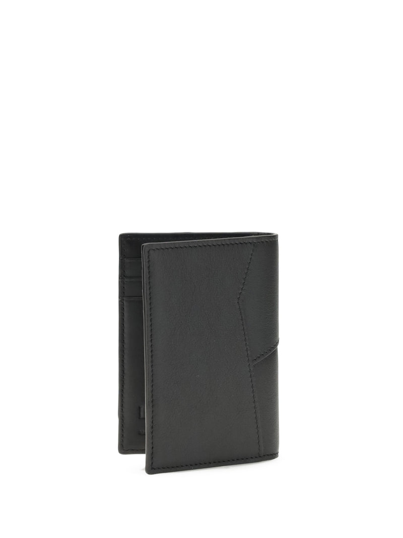 Loewe Puzzle Edge Card Case — Black Calf Leather Cases