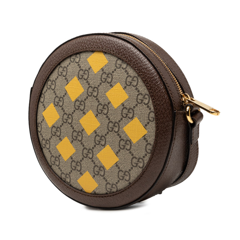 GG Supreme Web Ophidia Graphic Print Round Crossbody - Image 2