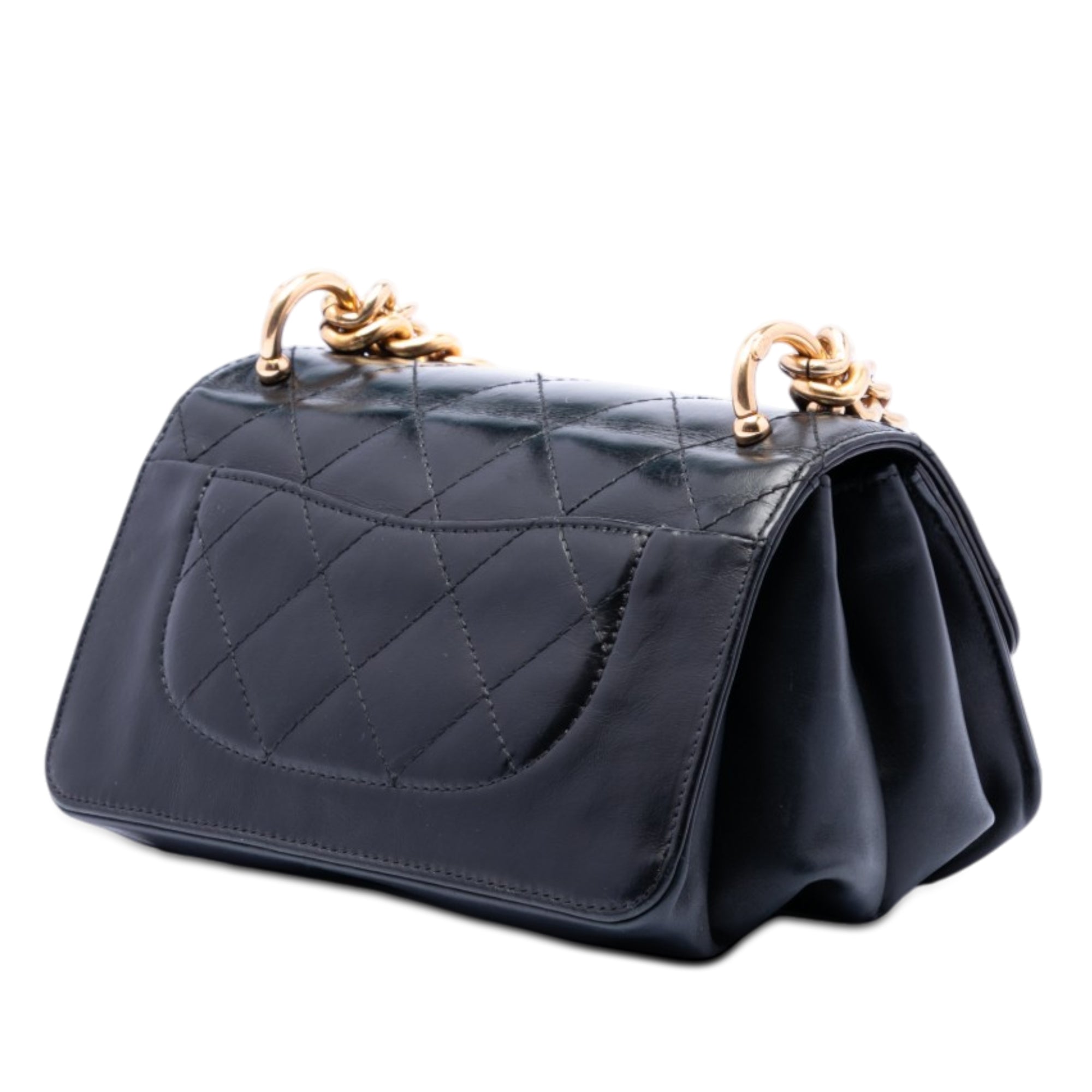 Paris Cosmopolite Mini Aged Calfskin Straight Lined Flap - Image 2