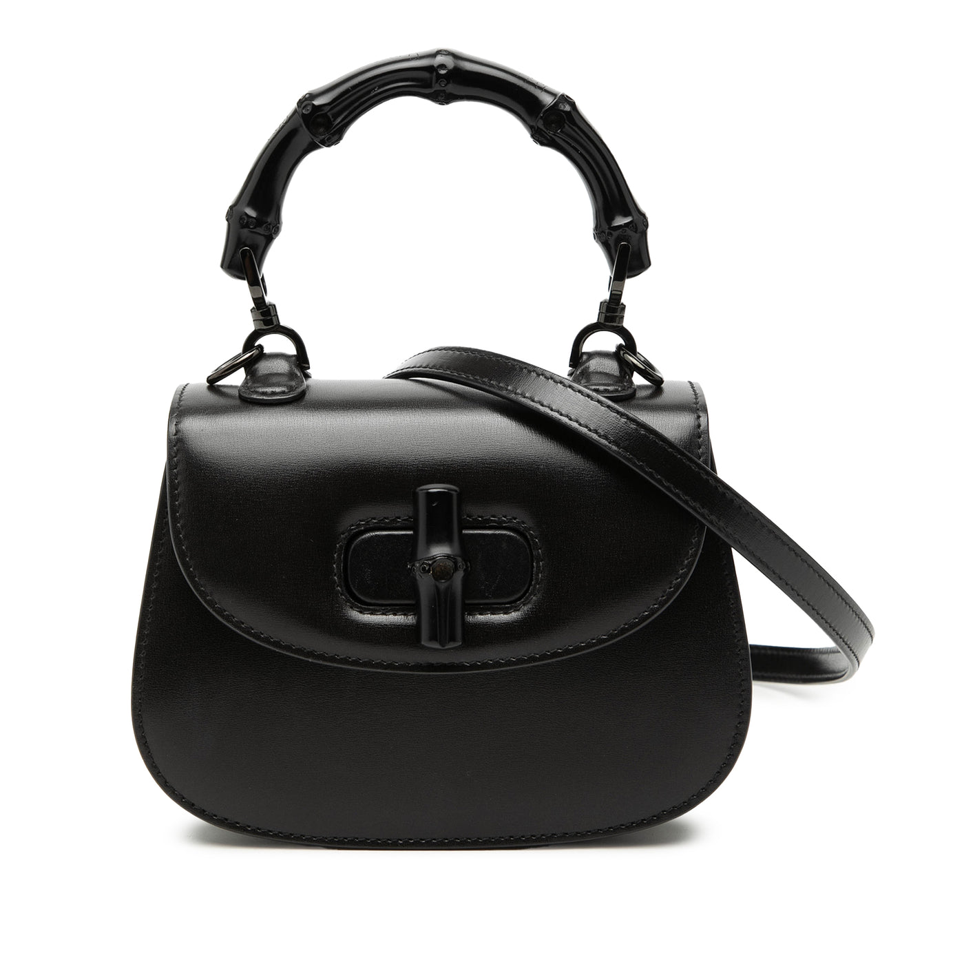 Mini Calfskin 1947 Bamboo Top Handle Bag - Image 1