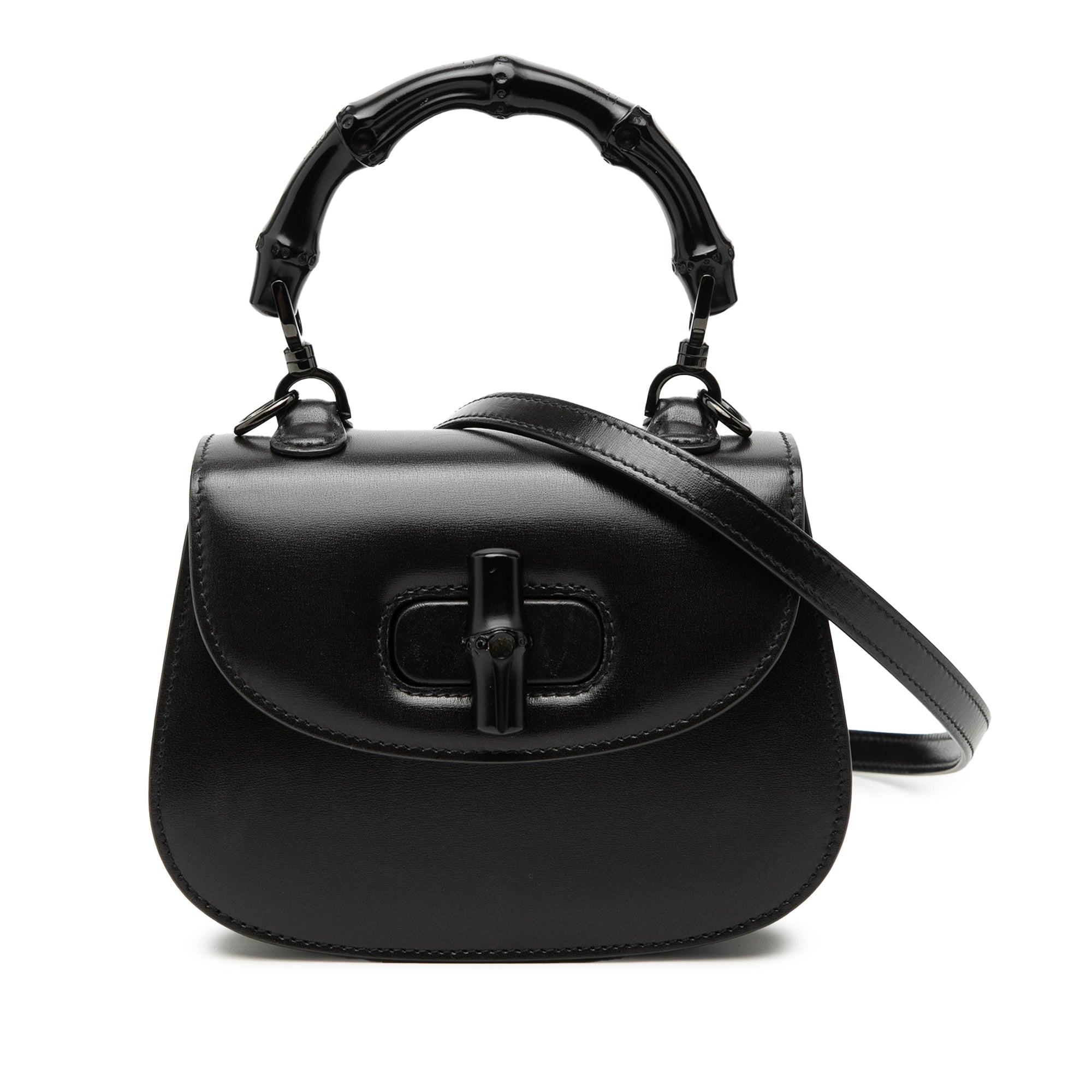 Mini Calfskin 1947 Bamboo Top Handle Bag - Image 1