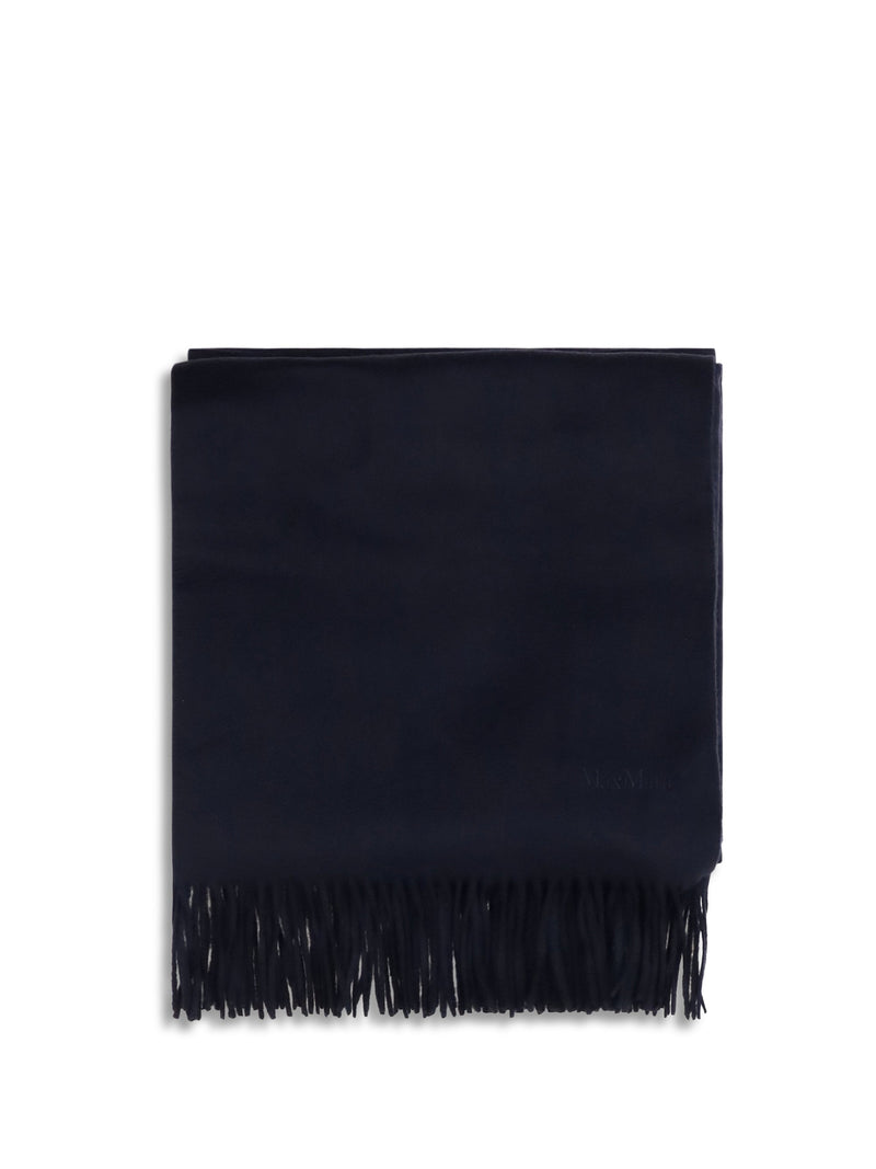 Max Mara Baci Scarf — Navy Cashmere Scarfs