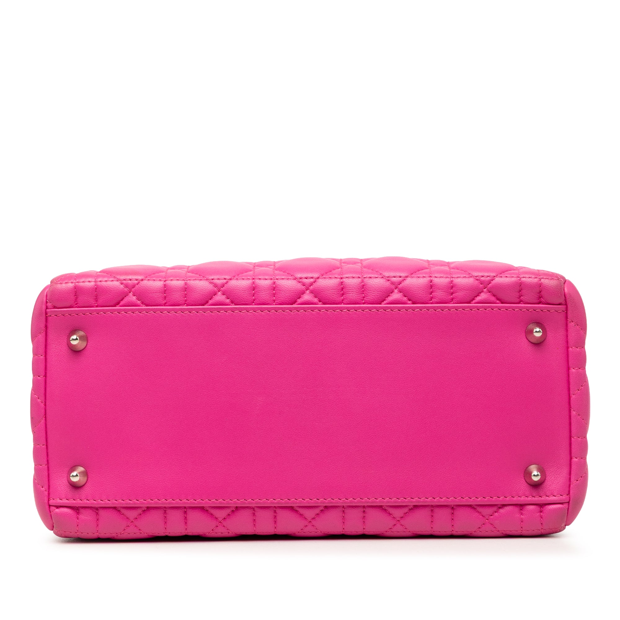 Medium Lambskin Cannage Lady Dior - Image 3
