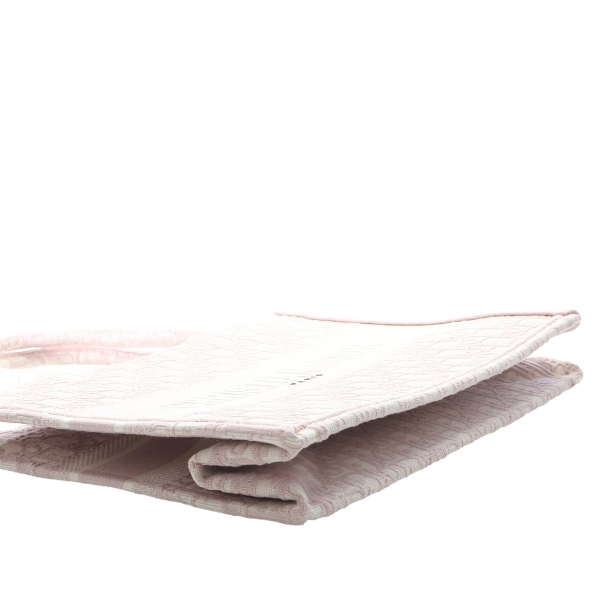 Medium Oblique Embroidered Canvas Book Tote - Image 14