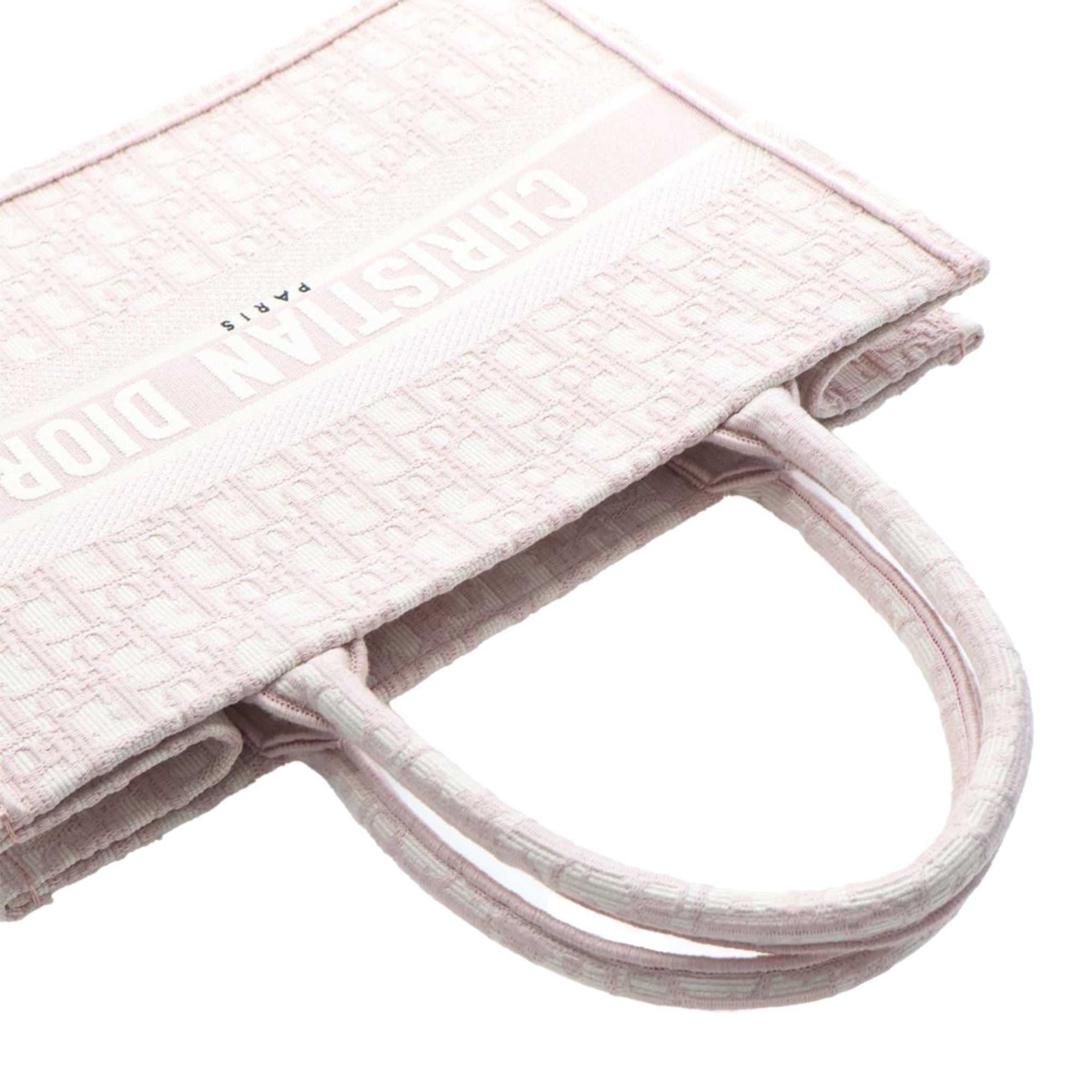 Medium Oblique Embroidered Canvas Book Tote - Image 15