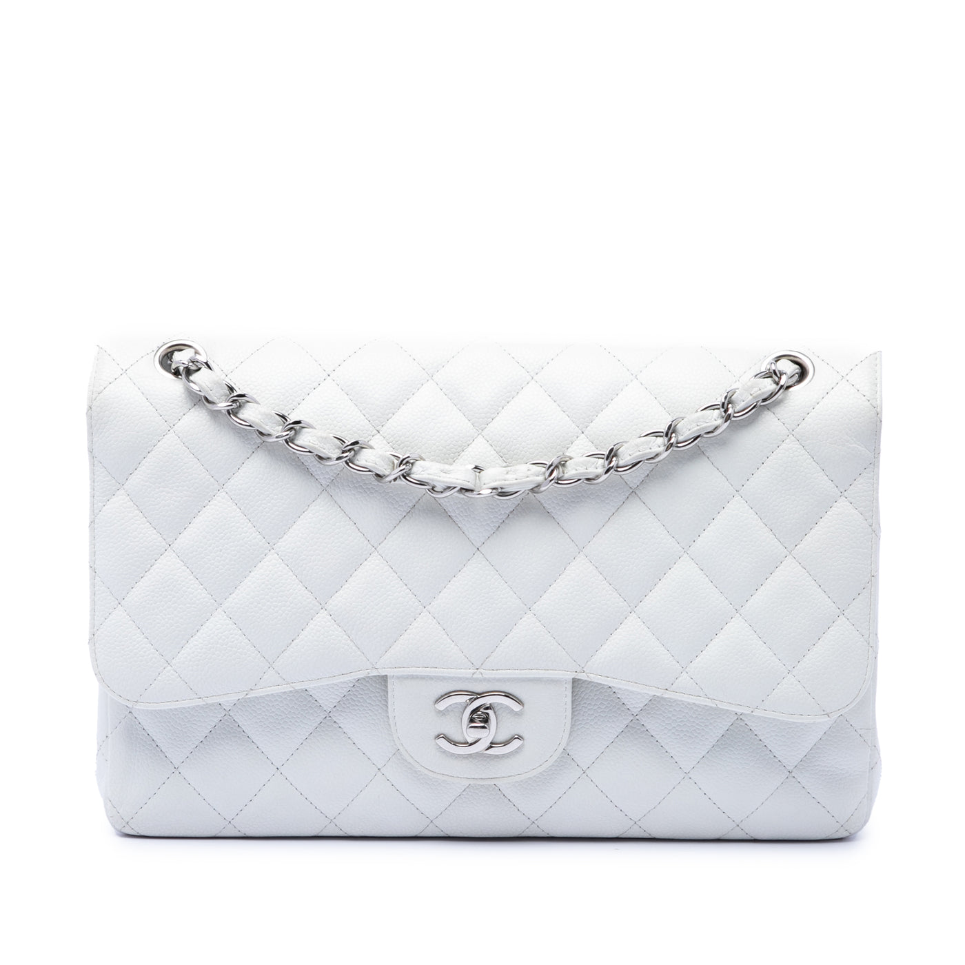 Jumbo Classic Caviar Double Flap - Image 1