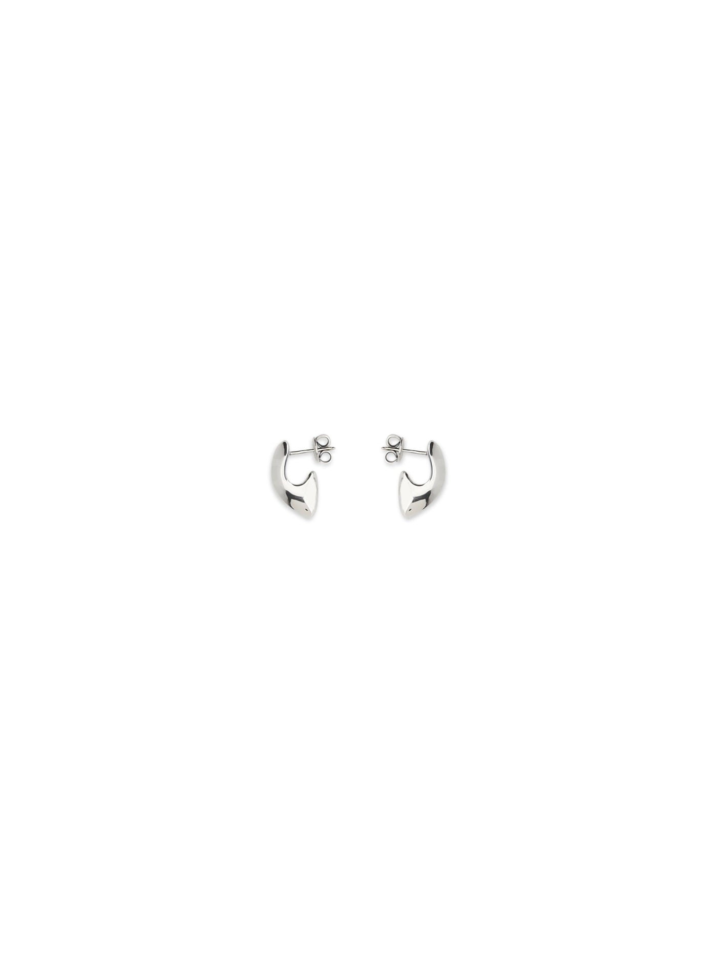 Bottega Veneta Sterling Silver Stud Earrings —