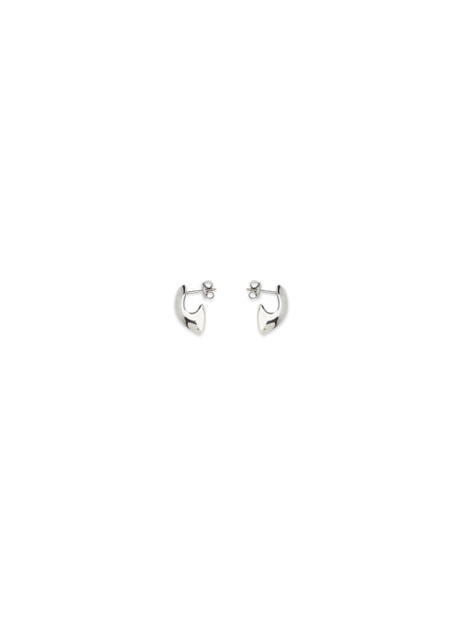 Bottega Veneta Sterling Silver Stud Earrings —
