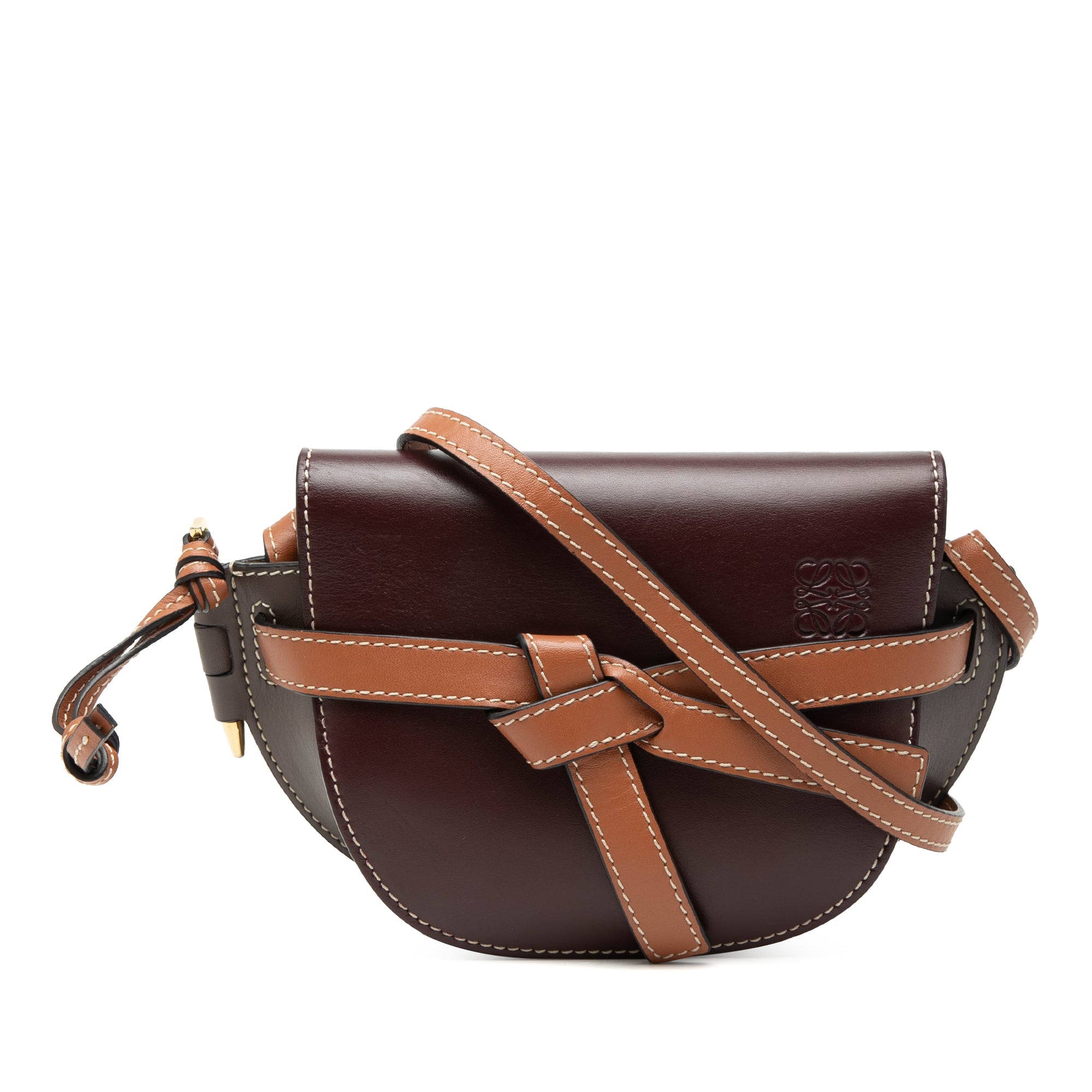 Mini Tricolor Leather Gate Crossbody - Image 1