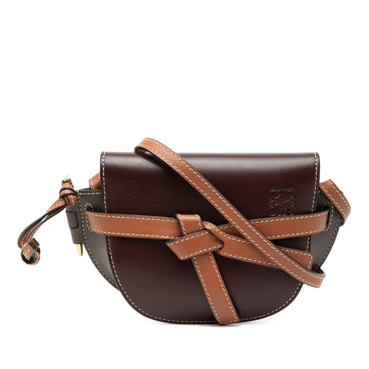 Mini Tricolor Leather Gate Crossbody - Image 1