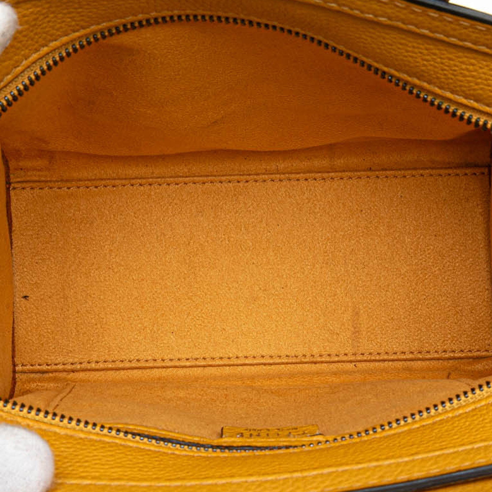 Nano Leather Luggage Tote - Image 4