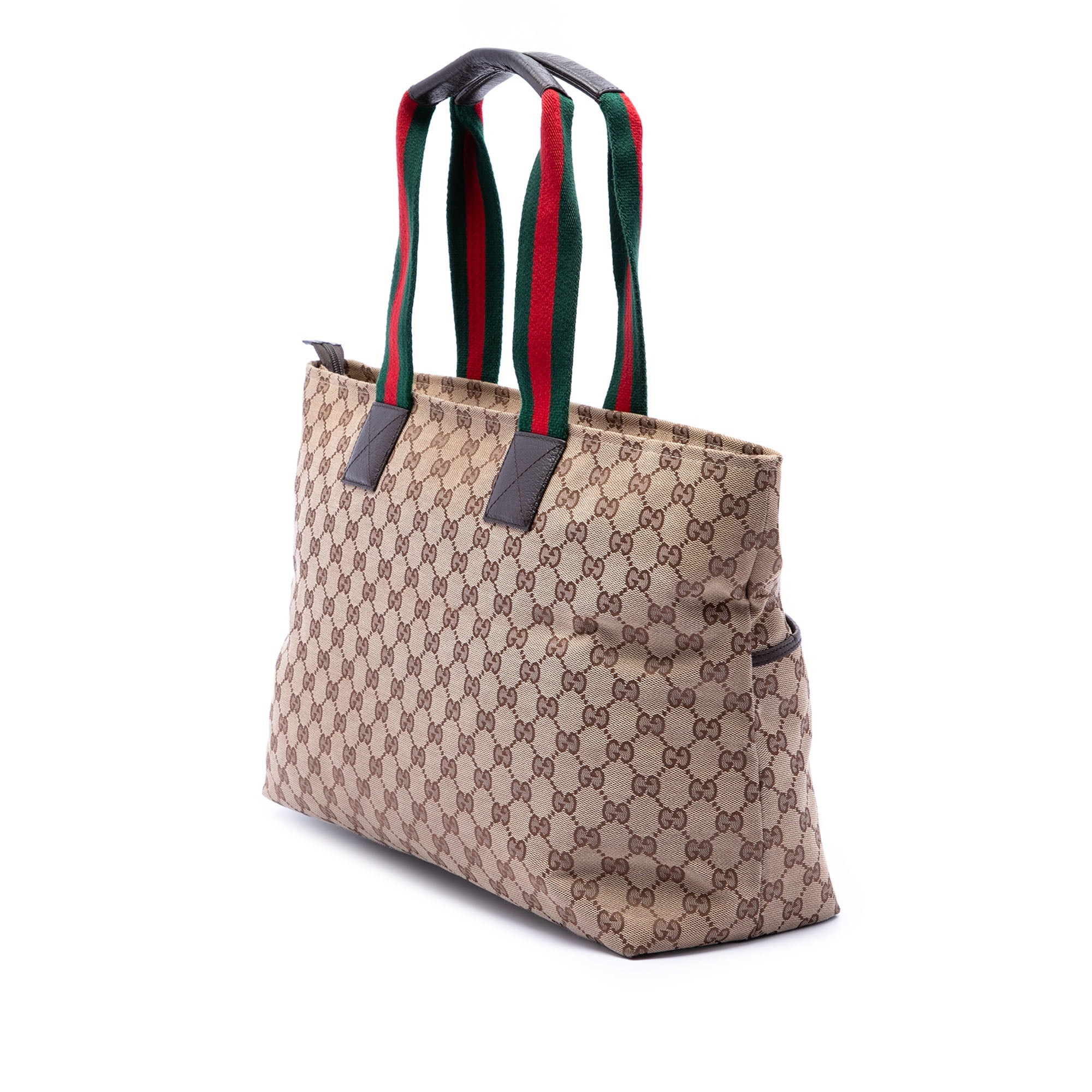 GG Canvas Web Tote - Image 2
