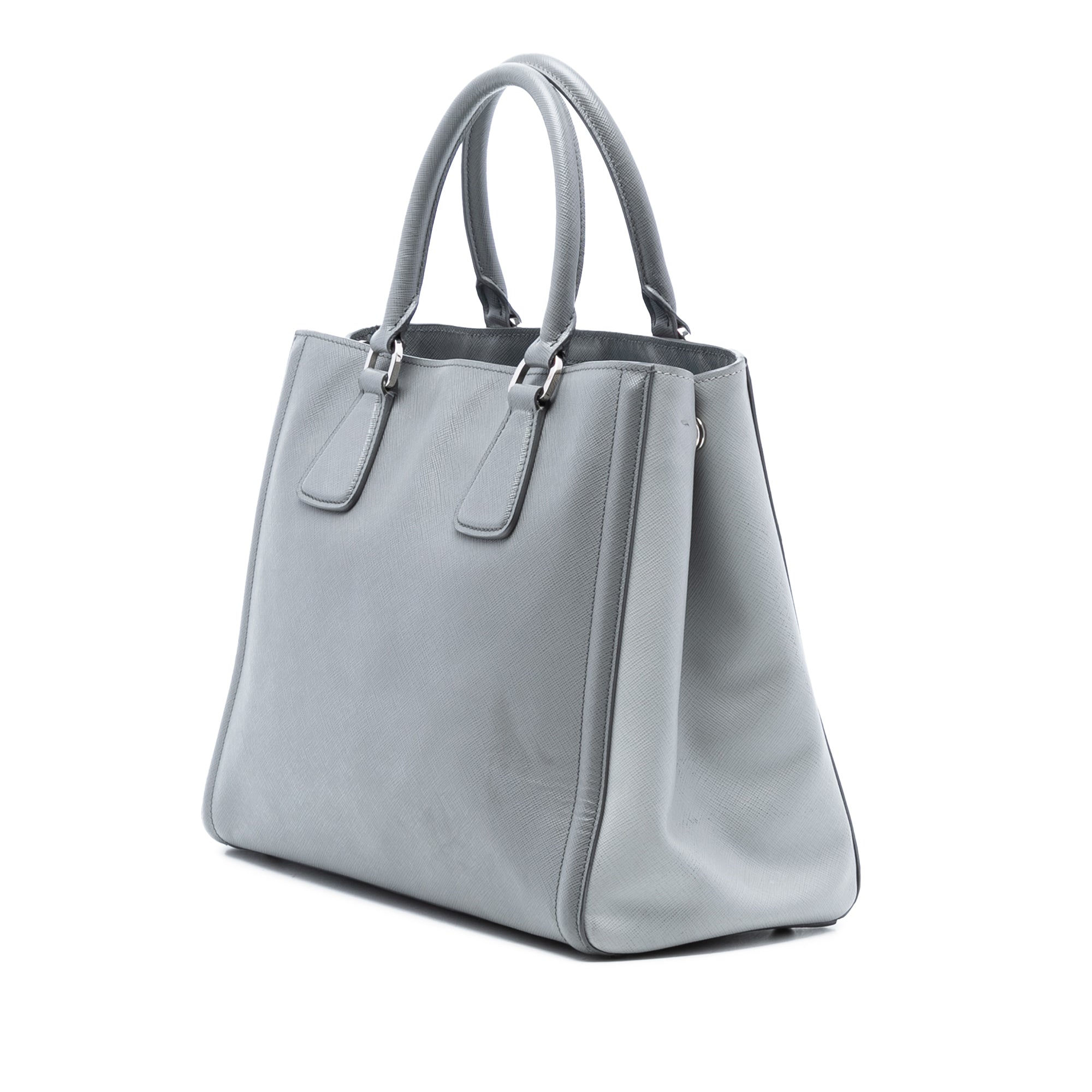 Medium Bicolor Saffiano Lux Galleria Satchel - Image 2
