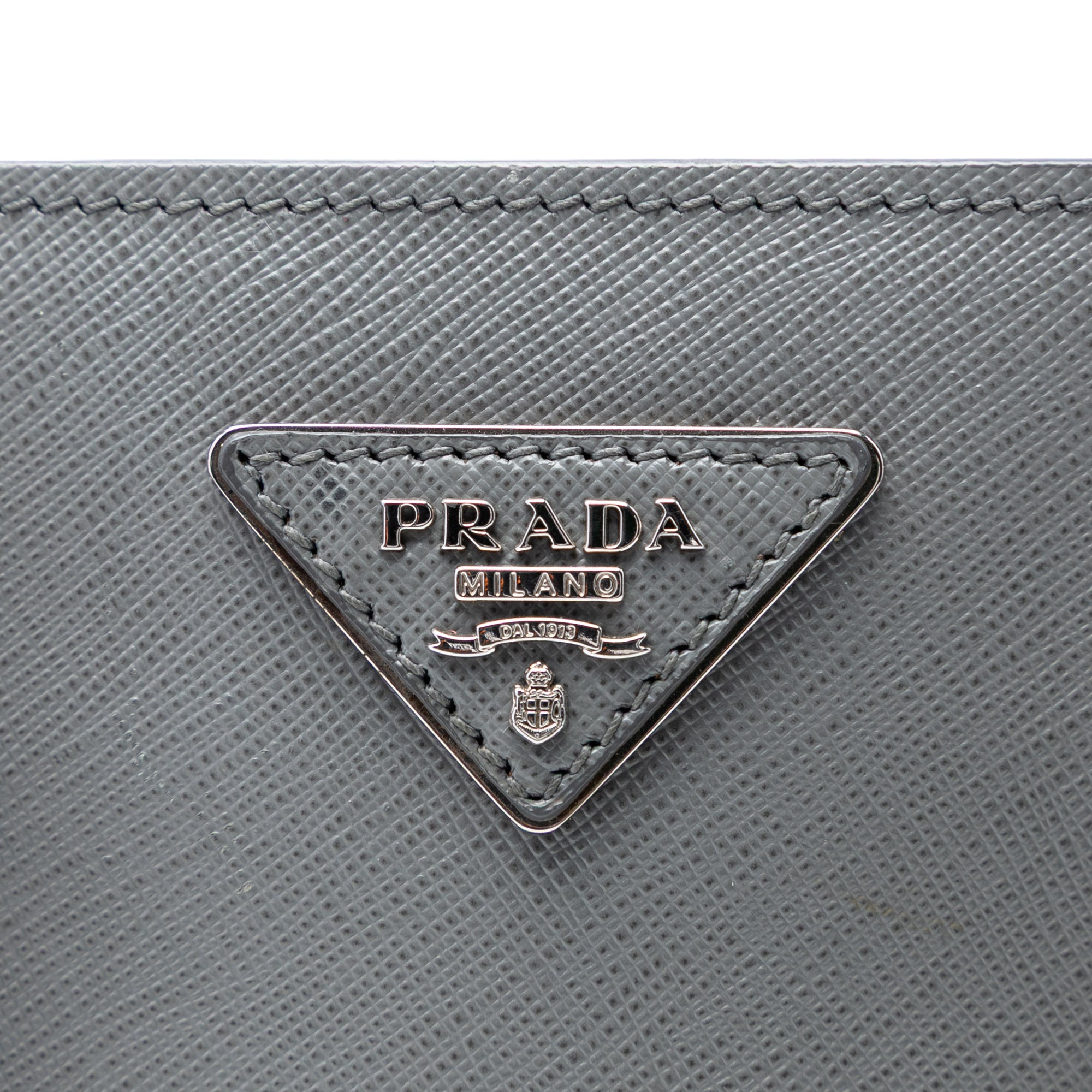 Medium Bicolor Saffiano Lux Galleria Satchel - Image 5