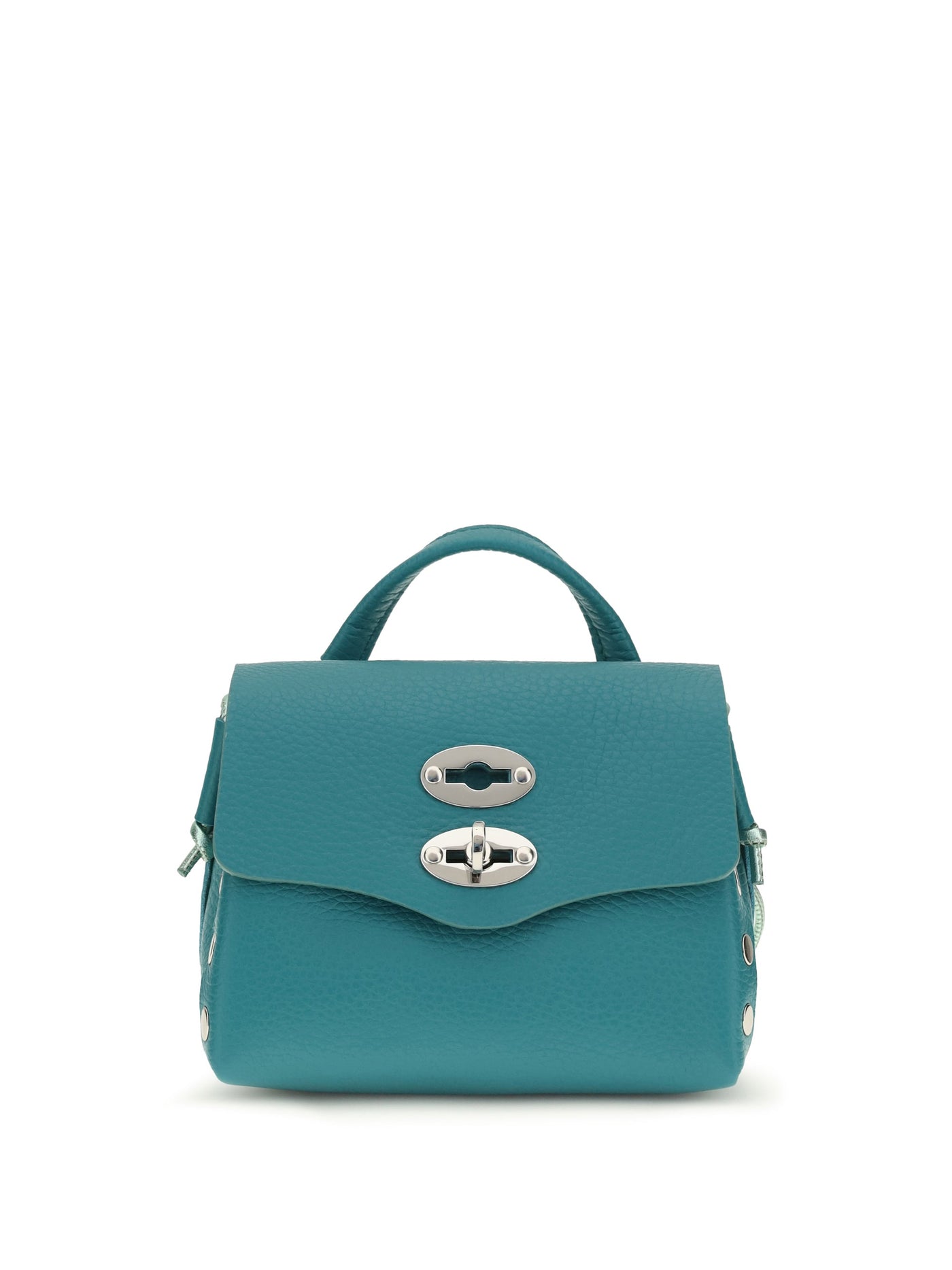 Zanellato Postina Shoulder Bag — Green Calf Leather Bos Taurus