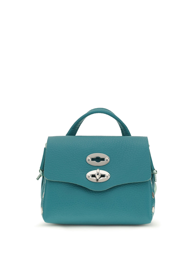 Zanellato Postina Shoulder Bag — Green Calf Leather (bos Taurus)