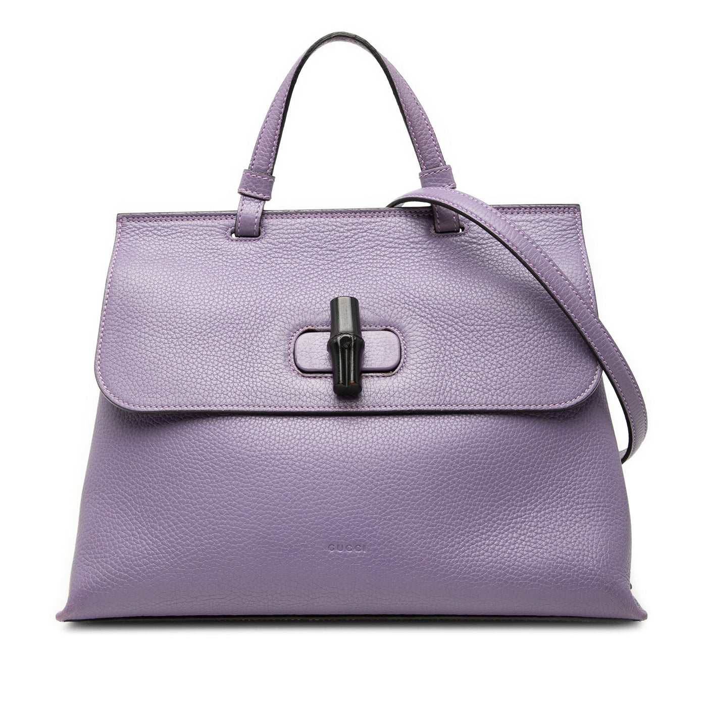 Medium Calfskin Bamboo Daily Satchel - Image 1
