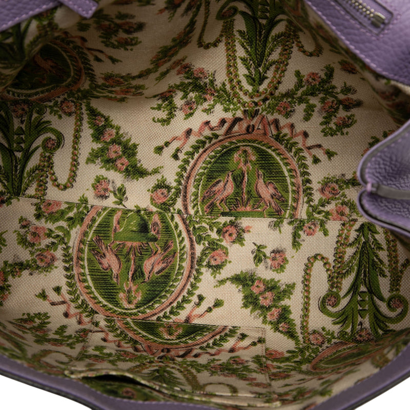 Medium Calfskin Bamboo Daily Satchel - Image 4